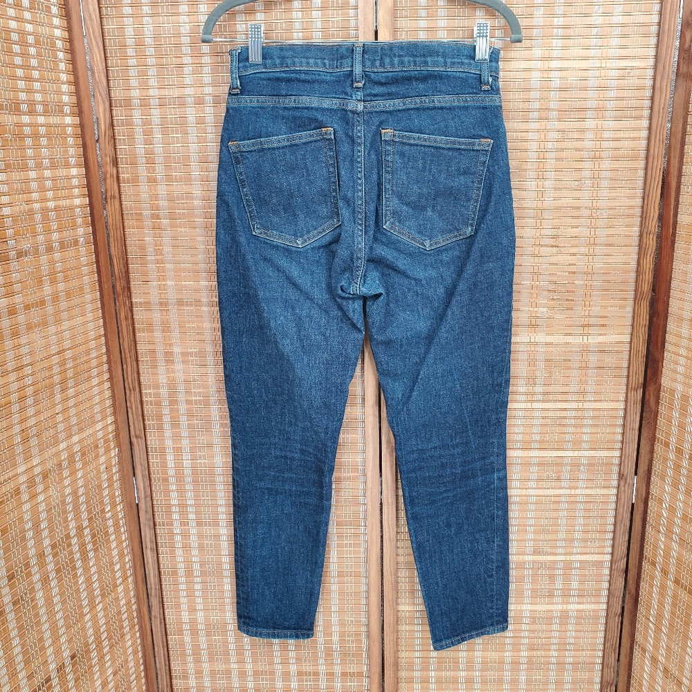 ♧ Everlane Blue Denim Jeans Tapered Leg Size 28 - Picture 5 of 8